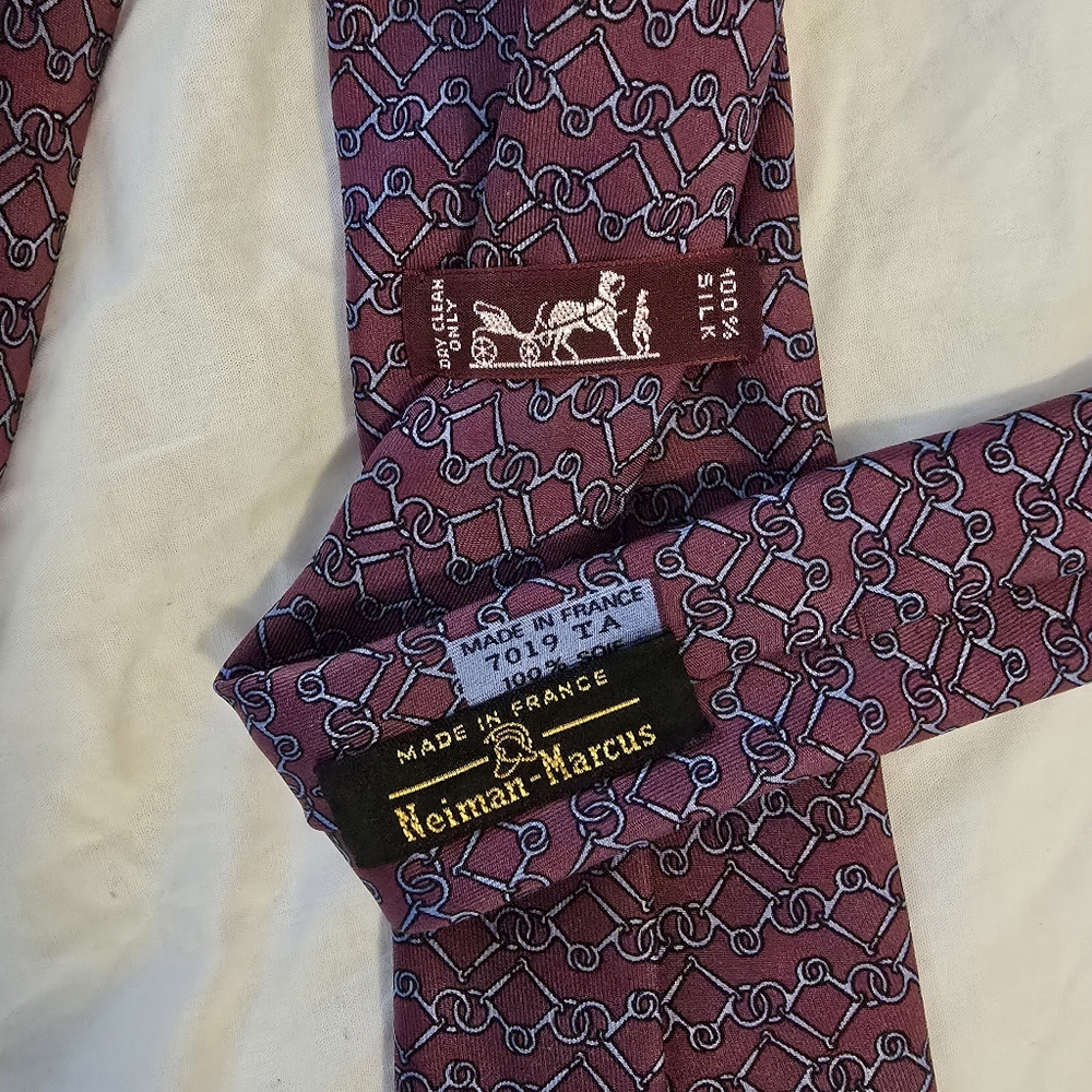 Hermes necktie vintage